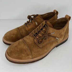 Kenneth Cole Gentle Souls NuBuck Brown Suede Oxford Mens Size 11.5M Loafers